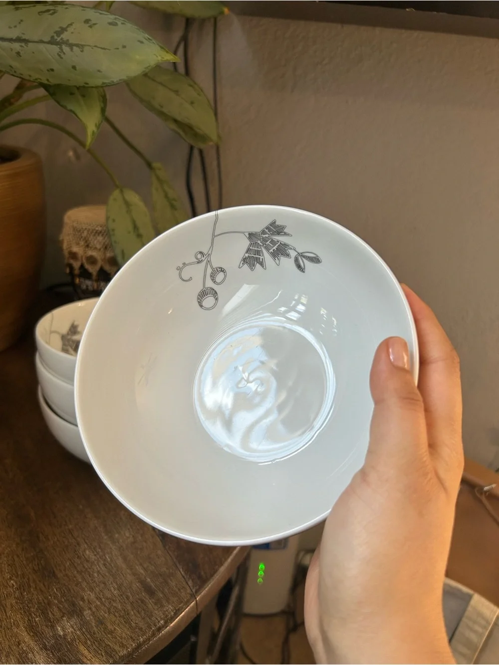 4 Crate And Barrel Kemi Cereal/soup Bowls Set Of 4 Pristine